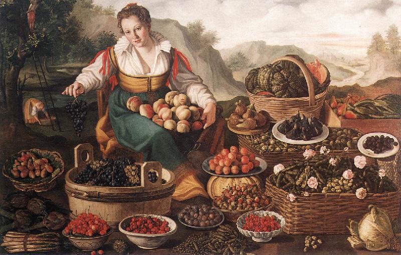 CAMPI, Vincenzo The Fruit Seller Germany oil painting art